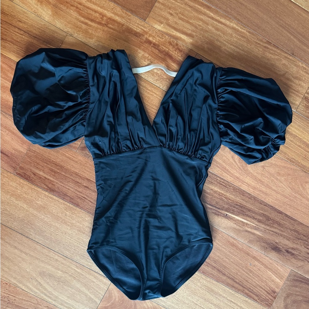 Elegant Black Woman’s Leotard